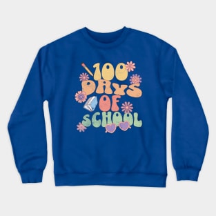 100 days of school girls shirt Crewneck Sweatshirt